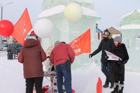 Ямало-Ненецкий АО. В Пуровском районе прошла Всероссийская протестная акция «За честные выборы, за достойную жизнь! За Грудинина!»