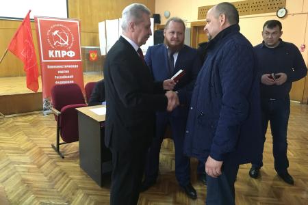 Краснодарский край. Коммунист-депутат Госдумы Н. Осадчий встретился с общественным активом в Новороссийске 