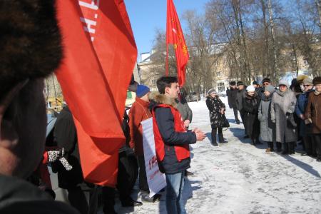 Владимирская область. В городе Муром прошел митинг в поддержку Грудинина