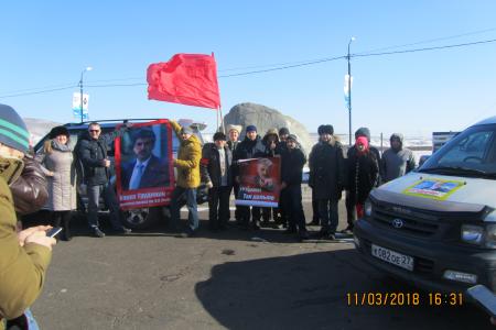 Коммунисты провели автопробег в Комсомольске-на-Амуре