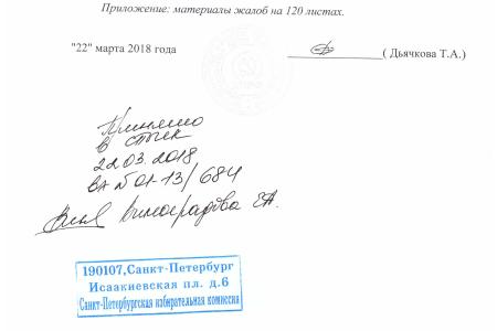 Картина нарушений. Санкт-Петербург