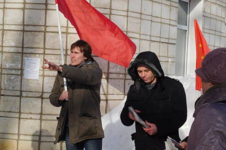 Скандальный пикет в городе Емва Республики Коми