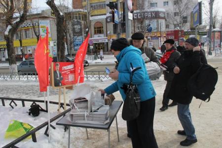 В Сыктывкаре прошел пикет в поддержку народного кандидата