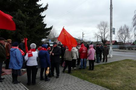 Рязанская область. День рождения В.И. Ленина в Сасово