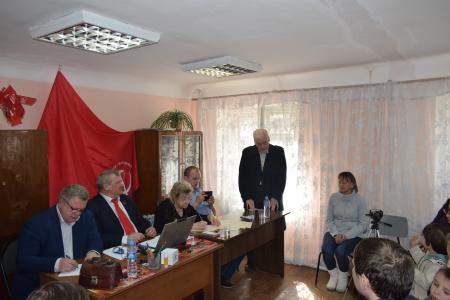 Секретарь Московского обкома КПРФ А.А. Наумов принял участие в отчетно-выборной Конференции Чеховского ГК КПРФ