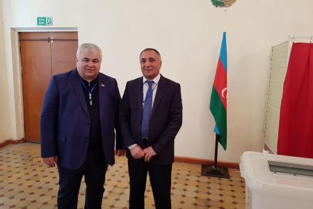 Казбек Тайсаев в качестве международного наблюдателя посетил внеочередные выборы Президента Азербайджана