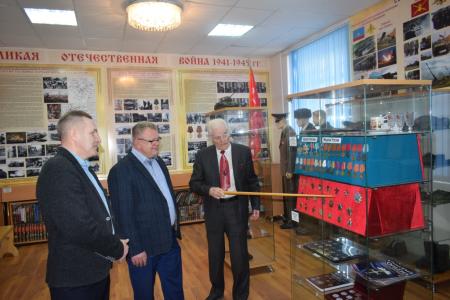 Московская область. Депутат-коммунист Александр Наумов посетил музей «Боевой Славы» городского округа Чехов