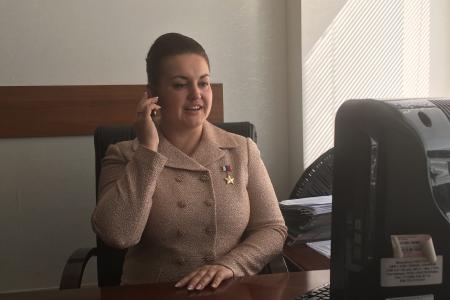 Тульские пионеры пообщались с космонавтом Еленой Серовой по телемосту