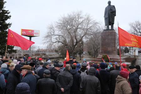 В Омске прошли торжественные мероприятия в День рождения В.И. Ленина