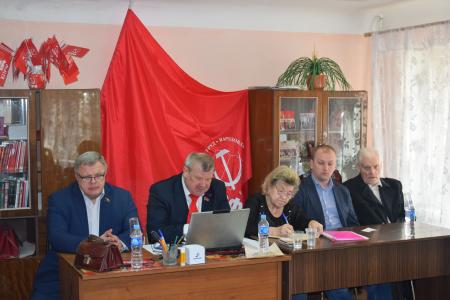 Секретарь Московского обкома КПРФ А.А. Наумов принял участие в отчетно-выборной Конференции Чеховского ГК КПРФ