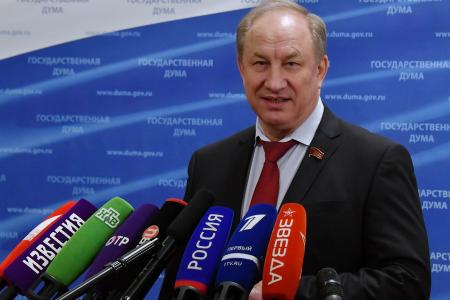 В.Ф. Рашкин выступил перед журналистами в Госдуме. Видео