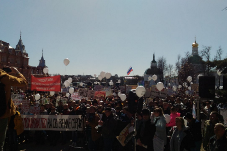 В Подмосковье прошли массовые митинги  против мусорных свалок