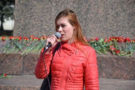 Астраханские коммунисты провели митинг в честь 148-й годовщины со дня рождения В.И. Ленина