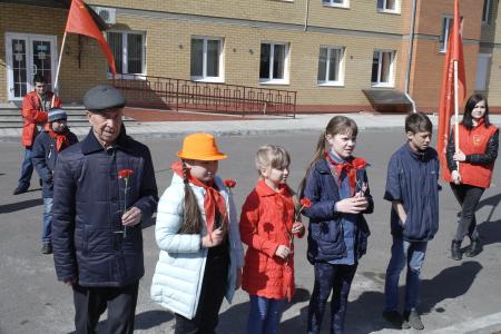Читинские пионеры приняли участие в памятных мероприятиях, посвященных 148-й годовщине со Дня рождения В.И. Ленина