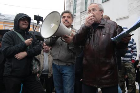 В Ярославле прошел несанкционированный митинг  протеста против московского мусора