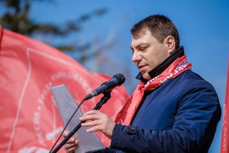 Коммунисты Красноярска и сторонники КПРФ отметили 148-ю годовщину со дня рождения В. И. Ленина