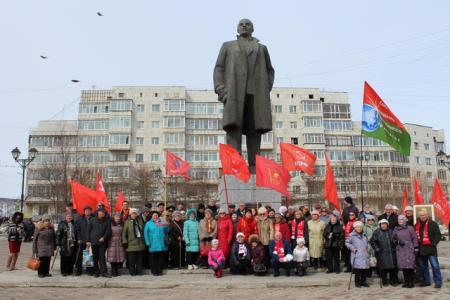 Магадан. День рождения Великого Вождя