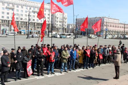 Челябинск: «В.И. Ленин зовёт к борьбе!»