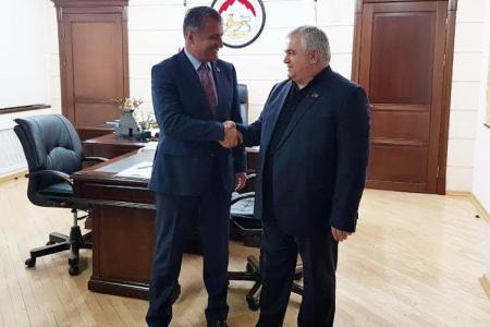 Состоялась рабочая поездка Казбека Тайсаева  в Республику Южная Осетия