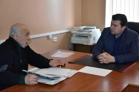 Олег Лебедев и Татьяна Косарева провели прием в Туле