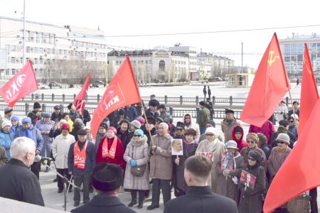 Красный митинг в Якутии