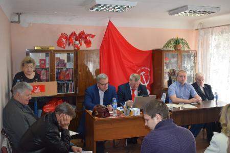 Секретарь Московского обкома КПРФ А.А. Наумов принял участие в отчетно-выборной Конференции Чеховского ГК КПРФ