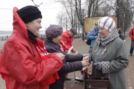 Ивановские коммунисты отметили очередную годовщину со дня рождения В.И. Ленина автопробегом и митингом 