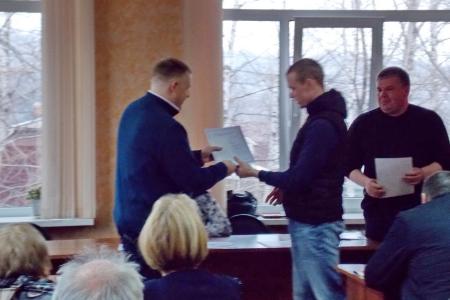 Приморский край. В городе Артеме наградили членов команды КПРФ за значительный вклад в проведение избирательной кампании