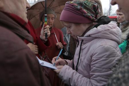 В Ярославле прошел несанкционированный митинг  протеста против московского мусора