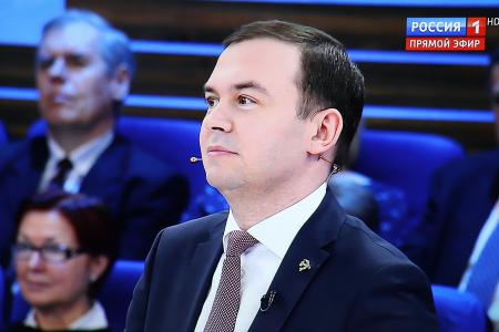 Юрий Афонин в эфире «России-1» о защите русских в Прибалтике и на Донбассе и развитии национальной экономики 