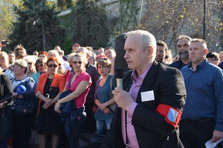 Севастопольские коммунисты приняли участие в митинге по защите прав предпринимателей
