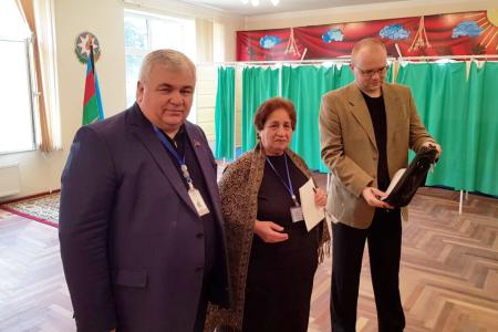 Казбек Тайсаев в качестве международного наблюдателя посетил внеочередные выборы Президента Азербайджана