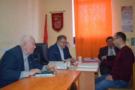Депутат-коммунист Мособлдумы Александр Наумов провел прием граждан в городских округах Озеры и Кашира