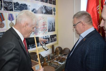 Московская область. Депутат-коммунист Александр Наумов посетил музей «Боевой Славы» городского округа Чехов