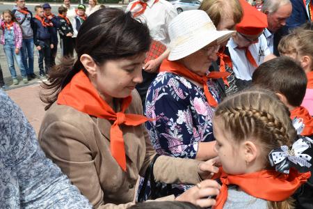 В Рязани прошла торжественная линейка, посвящённая 96-летию пионерской организации