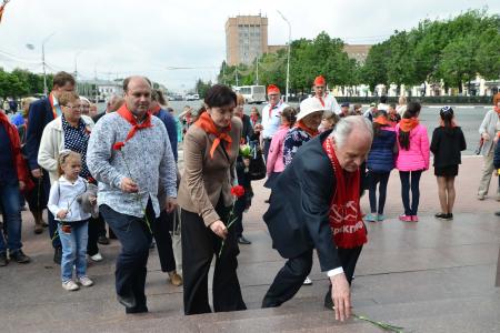В Рязани прошла торжественная линейка, посвящённая 96-летию пионерской организации