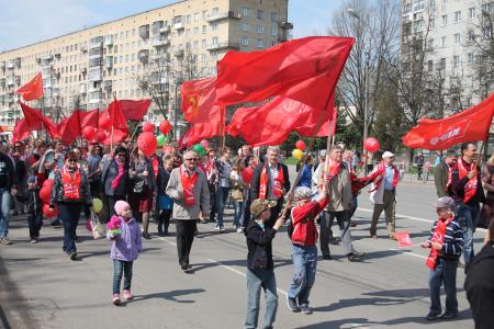 День солидарности трудящихся в Пскове