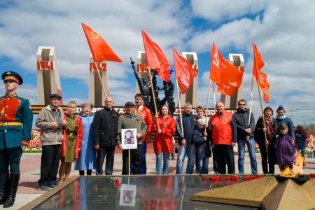 В День Победы коммунисты столицы Забайкалья возложили цветы к Вечному Огню