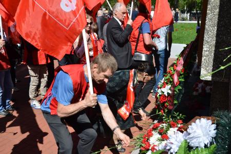 Рязанская область. Бессмертного подвига будем достойны! Возложение цветов на Мемориальном комплексе