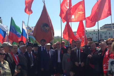 В Махачкале  прошел праздничный митинг, посвященный 73-й годовщине Великой Победы 