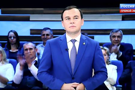 Юрий Афонин в эфире «России-1»: Проекты, подобные Крымскому мосту, должны реализовываться по всей стране