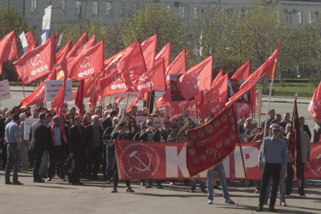 Во всех городах и райцентрах Орловской области прошли праздничные и протестные мероприятия, посвящённые Дню Международной солидарности трудящихся 