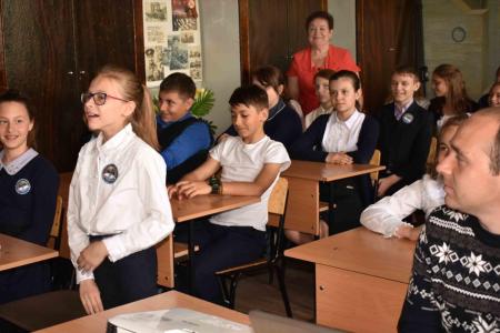 Тульский обком КПРФ организовал для кимовских школьников телемост со знаменитым полярником Виктором Боярским