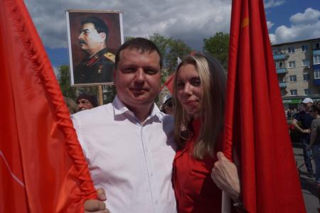 Пензенская область. День Победы в колонне со Сталиным