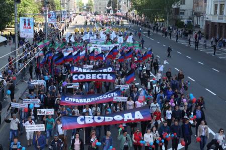 Казбек Тайсаев с 10 по 12 мая принял участие в праздничных мероприятиях в ДНР и ЛНР