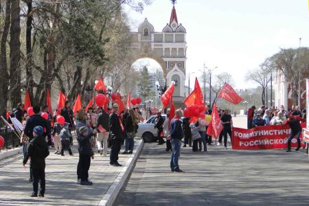 Первомай в Благовещенске