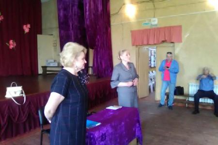 Новгородская область. Председатель ВСЖ "Надежда России" Нина Останина провела прием в Демянском районе