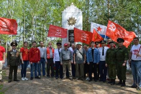 Состоялся автопробег по Смоленскому району к местам захоронений советских воинов