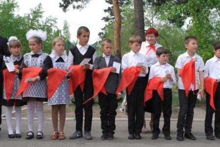 Забайкальский край. Более сотни школьников пополнили ряды пионерии