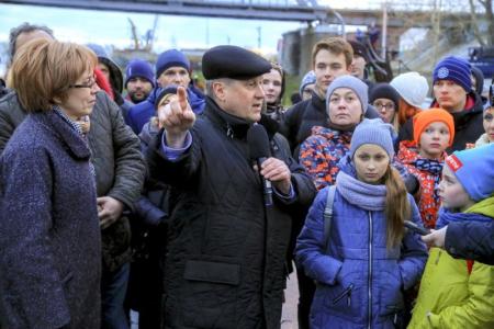 «Ночь музеев»: Анатолий Локоть рассказал новосибирцам о легендах и историях местных мостов